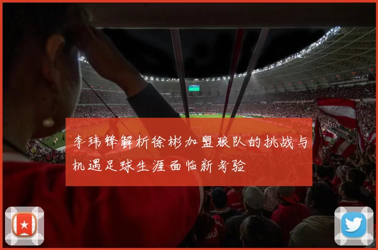 李玮锋解析徐彬加盟狼队的挑战与机遇足球生涯面临新考验