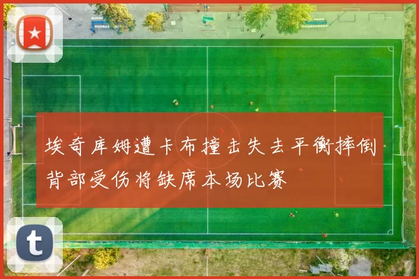 埃奇库姆遭卡布撞击失去平衡摔倒背部受伤将缺席本场比赛