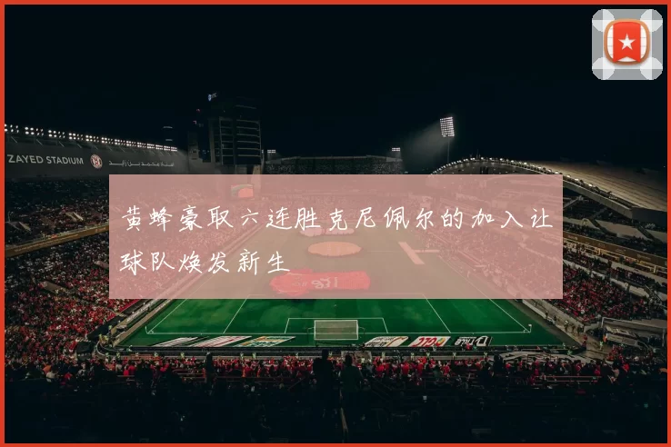 黄蜂豪取六连胜克尼佩尔的加入让球队焕发新生